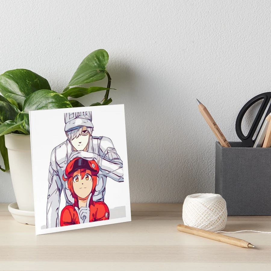 Hataraku Saibou - Cells At Work Art Board Print for Sale by CherylKato