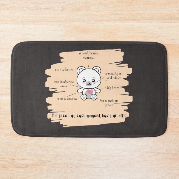 Item preview, Cute bear with a little love quotes. designed and sold by pencidesign.