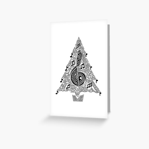 Musical Tree Greeting Card