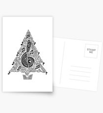 Musical Tree Postcards