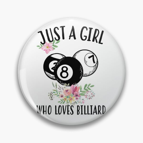 Item preview, Just a girl who loves Billiard designed and sold by Landesign.
