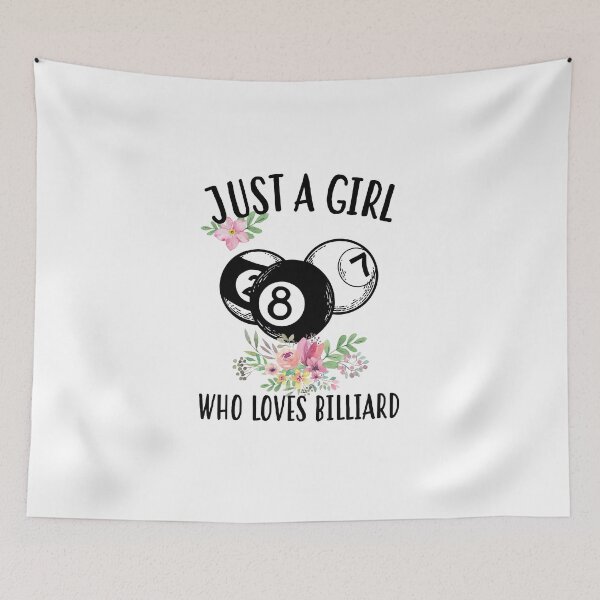 Item preview, Just a girl who loves Billiard designed and sold by Landesign.