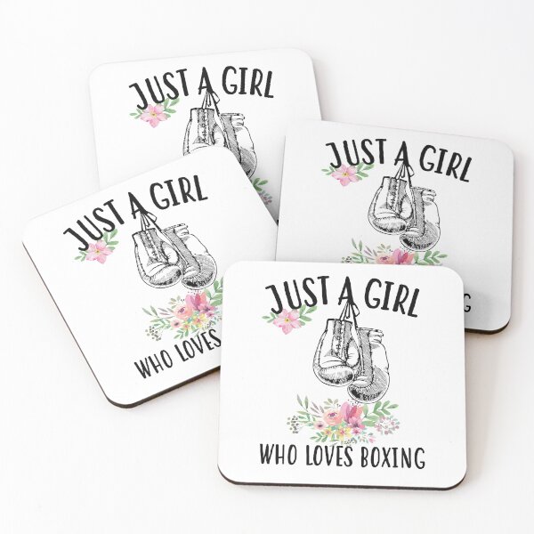 Item preview, Just a girl who loves boxing designed and sold by Landesign.