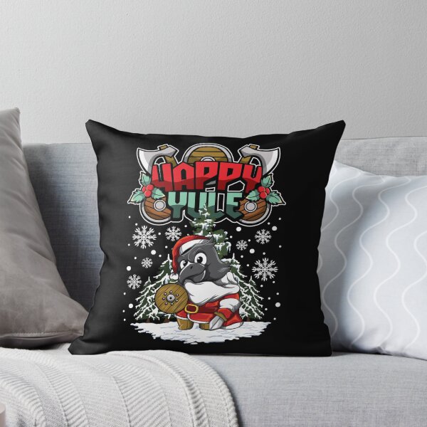 Item preview, Happy Yule - Viking Christmas - Raven designed and sold by anziehend.