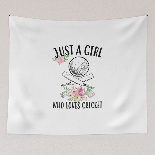 Item preview, Just a girl who loves cricket designed and sold by Landesign.