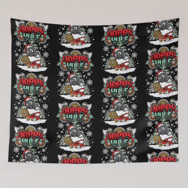 Item preview, Happy Yule - Viking Christmas - Raven designed and sold by anziehend.
