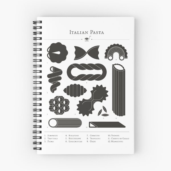 Item preview, Italian Pasta 2 Black/White designed and sold by Christopher Dina.