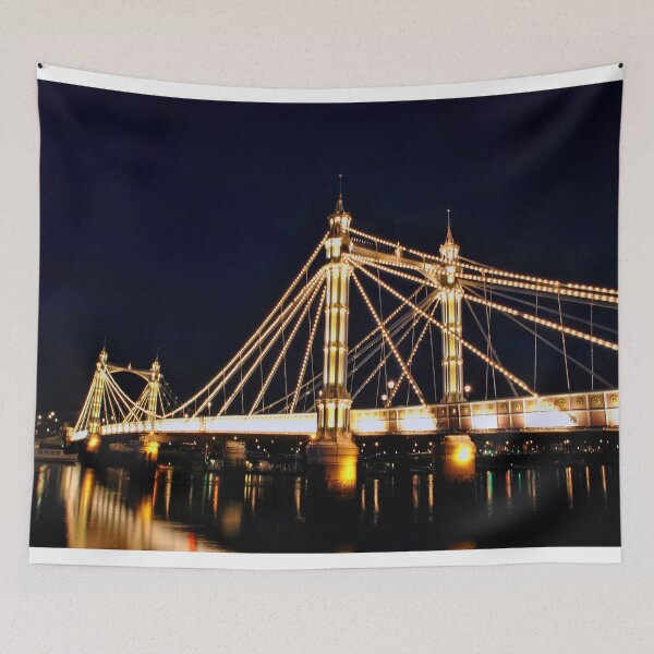 Item preview, Albert Bridge River Thames London designed and sold by AndyEvansPhotos.