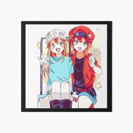 Hataraku Saibou - Cells At Work Art Board Print for Sale by CherylKato