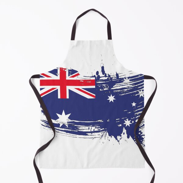 Item preview, Australia Flag Brush Splatter designed and sold by DCornel.