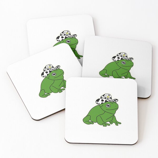 Item preview, Cowboy Cute Frog Drawing designed and sold by Duundeed.