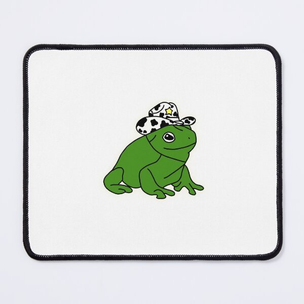 Item preview, Cowboy Cute Frog Drawing designed and sold by Duundeed.