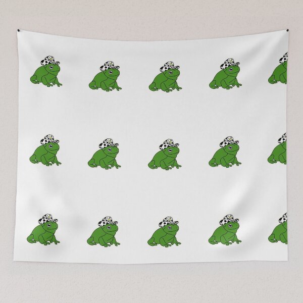 Item preview, Cowboy Cute Frog Drawing designed and sold by Duundeed.