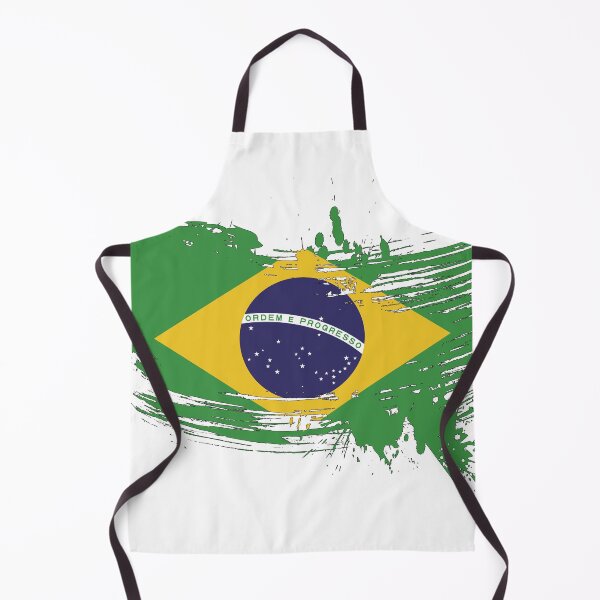 Item preview, Brazil Flag Brush Splatter designed and sold by DCornel.