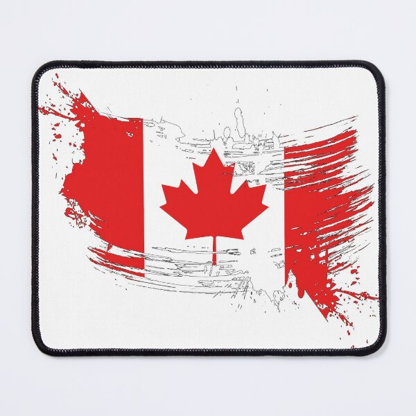 Item preview, Canada Flag Brush Splatter designed and sold by DCornel.