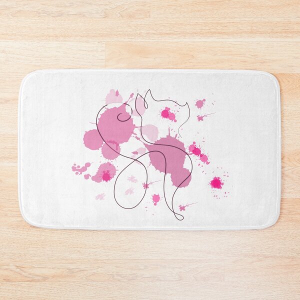 Item preview, Kitty Cat- OneLine - Pink Splash designed and sold by Tee-Star.