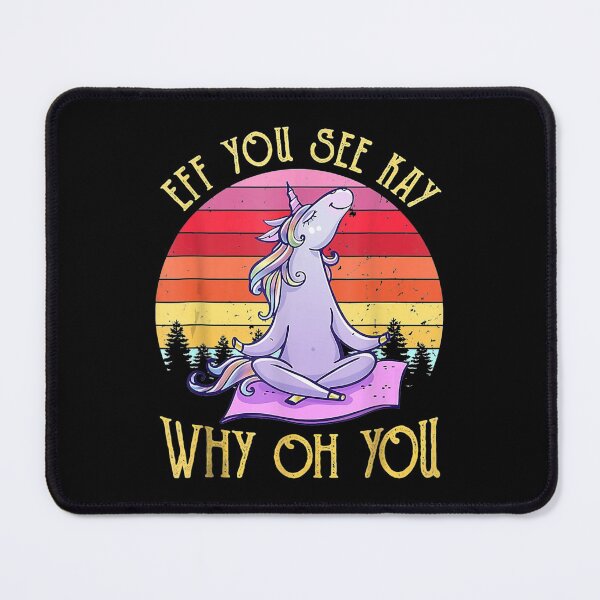Item preview, Eff You See Kay Why Oh You Unicorn Retro Vintage designed and sold by Larslundberg.