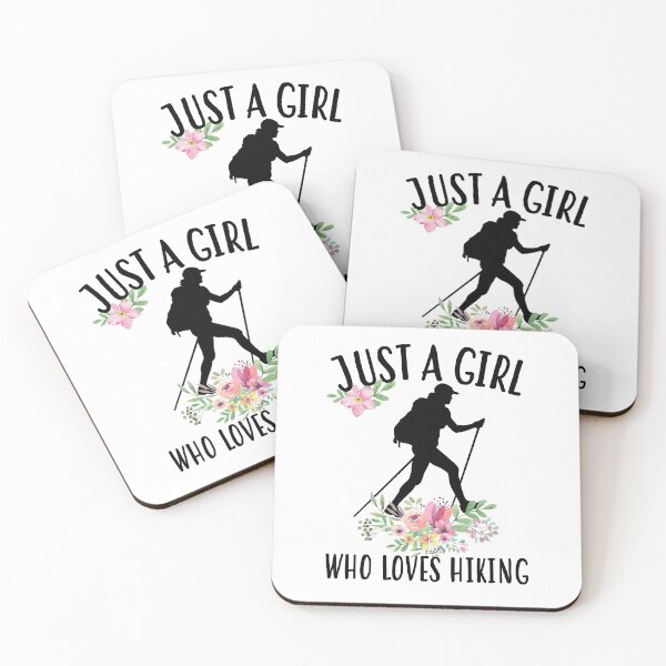 Item preview, Just a girl who loves Hiking designed and sold by Landesign.