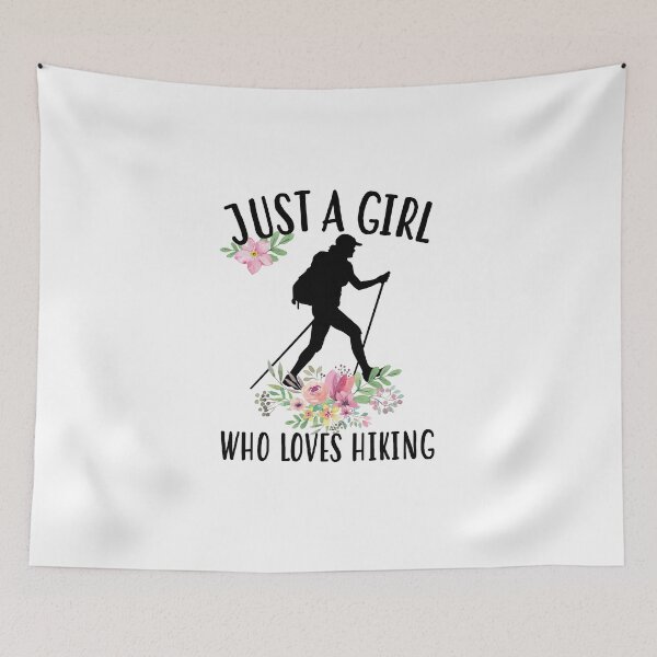 Item preview, Just a girl who loves Hiking designed and sold by Landesign.