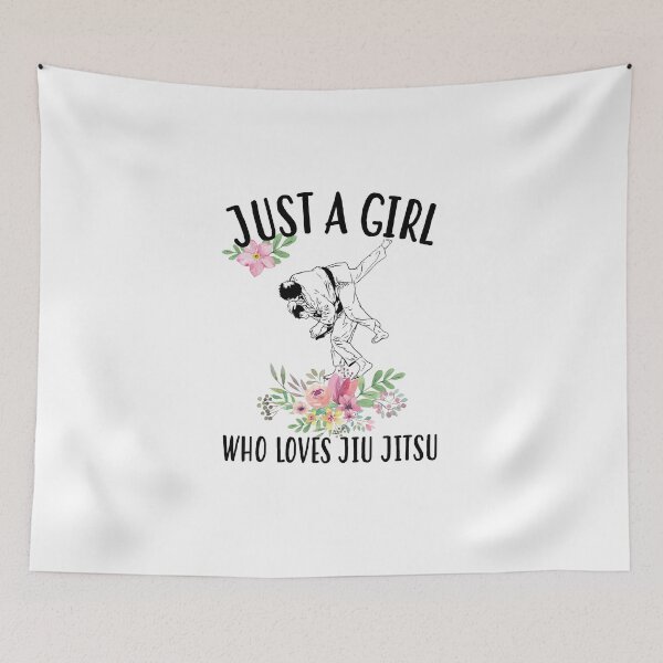 Item preview, Just a girl who loves jiu jitsu designed and sold by Landesign.