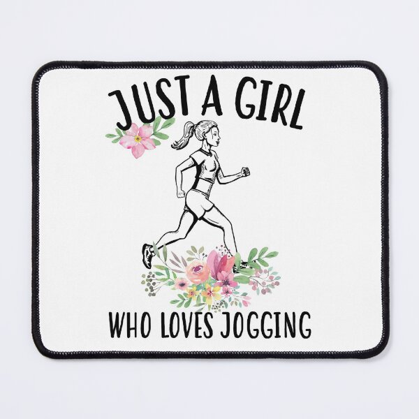Item preview, Just a girl who loves Jogging designed and sold by Landesign.