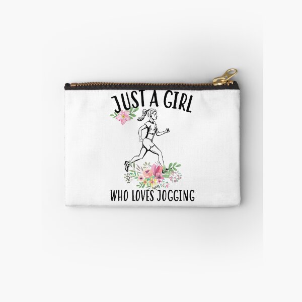 Item preview, Just a girl who loves Jogging designed and sold by Landesign.
