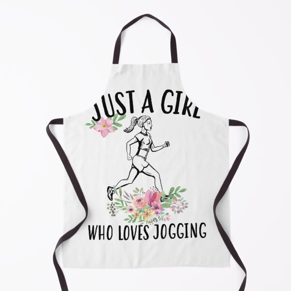 Item preview, Just a girl who loves Jogging designed and sold by Landesign.