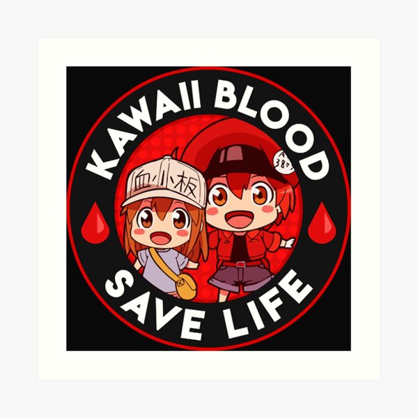 Hataraku Saibou Cells at Work - White Blood Cell  Poster for Sale by  CherylKato