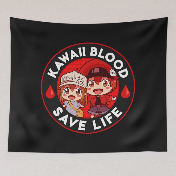 Item preview, Kawaii Blood Cells  designed and sold by CherylKato.