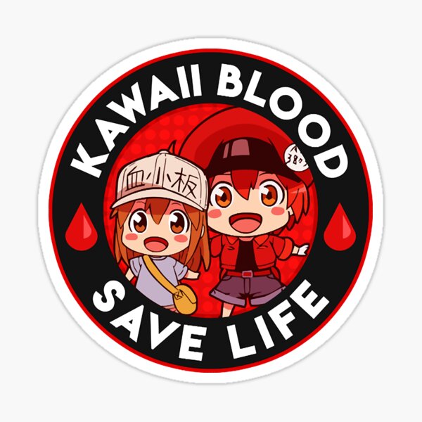 Item preview, Kawaii Blood Cells  designed and sold by CherylKato.