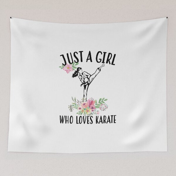 Item preview, Just a girl who loves Karate designed and sold by Landesign.