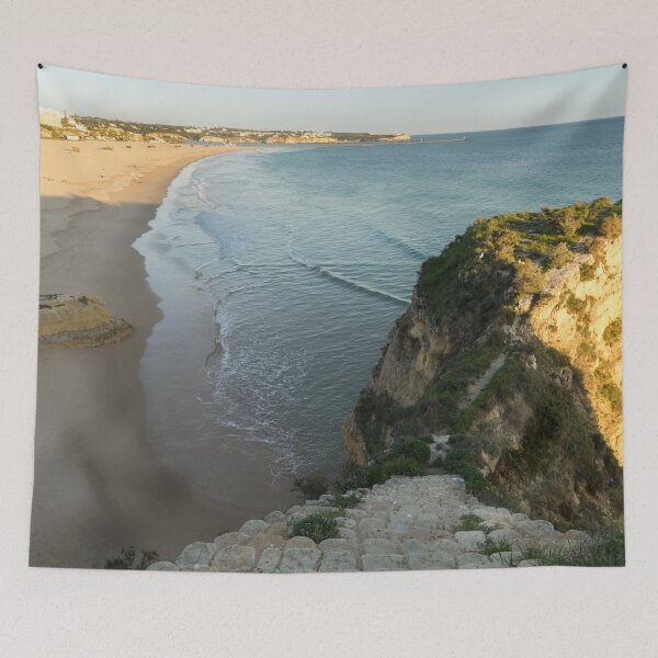 Item preview, Sunset from the Rock - Praia da Rocha Beach Portimao Algarve Portugal designed and sold by Georgia Mizuleva.