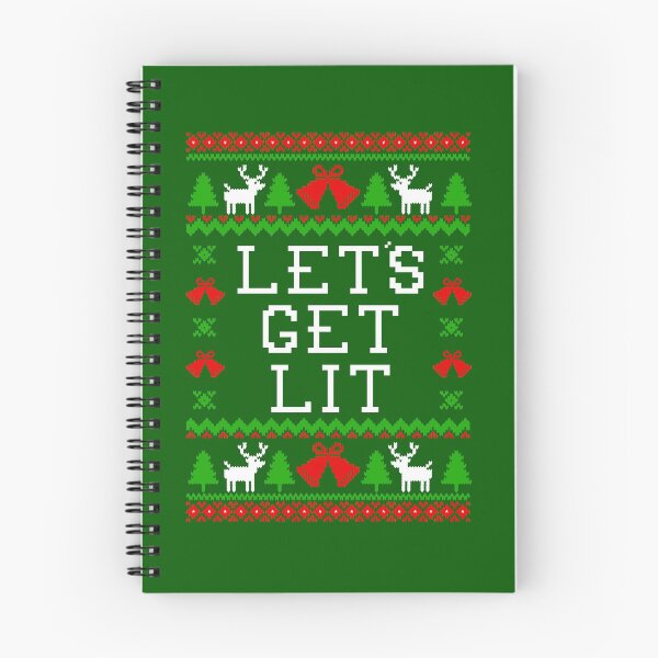 Item preview, Let's Get Lit - Ugly Christmas Sweater Style designed and sold by Christmas-Tees.