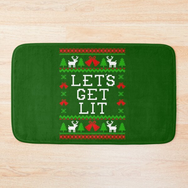 Item preview, Let's Get Lit - Ugly Christmas Sweater Style designed and sold by Christmas-Tees.