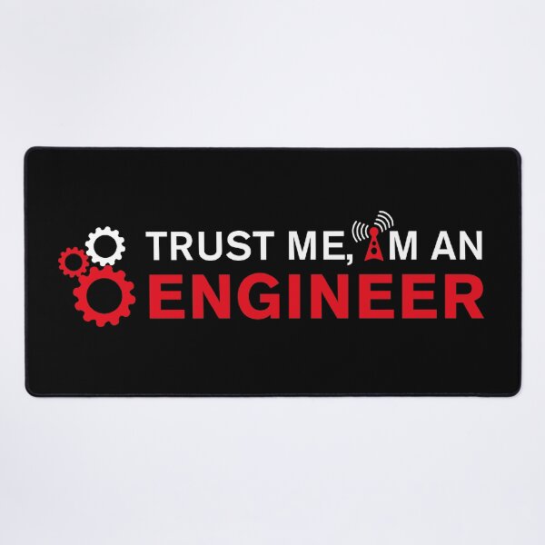 Item preview, Trust Me I'm an Engineer and gears (for black) designed and sold by DCornel.