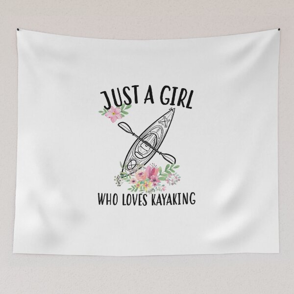Item preview, Just a girl who loves Kayaking designed and sold by Landesign.