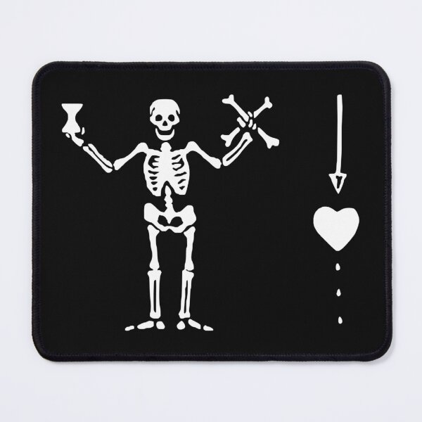 Item preview, Bartholomew Roberts Pirate Flag designed and sold by Orata.