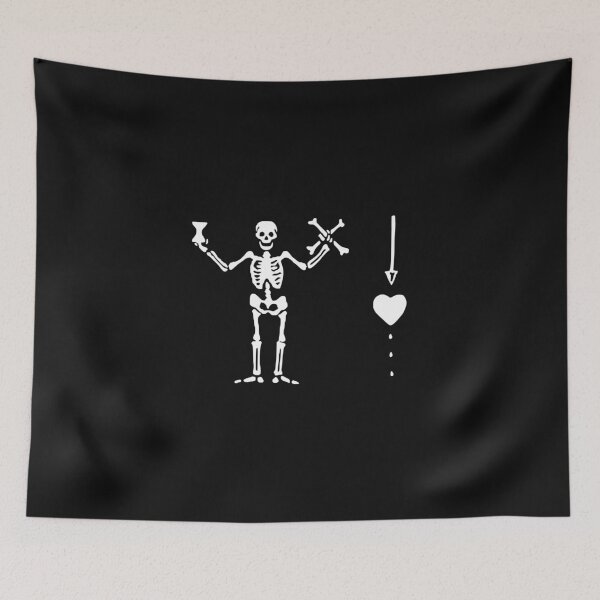 Item preview, Bartholomew Roberts Pirate Flag designed and sold by Orata.