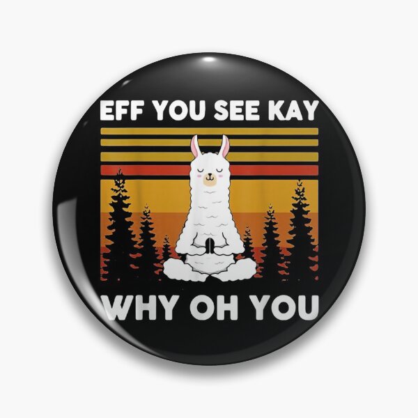 Item preview, Vintage EFF You See Kay Why Oh You Llama designed and sold by Larslundberg.