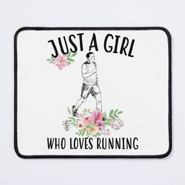Item preview, Just a girl who loves running designed and sold by Landesign.