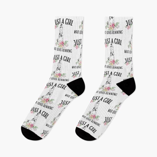 Item preview, Just a girl who loves running designed and sold by Landesign.
