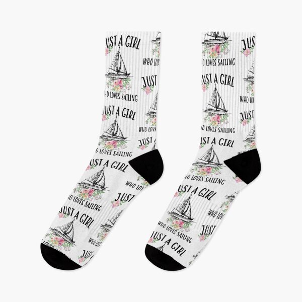 Item preview, Just a girl who loves Sailing designed and sold by Landesign.