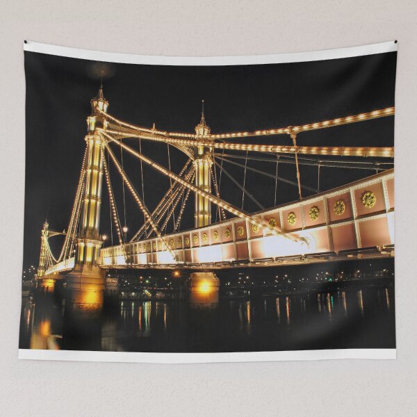 Item preview, Albert Bridge River Thames London designed and sold by AndyEvansPhotos.