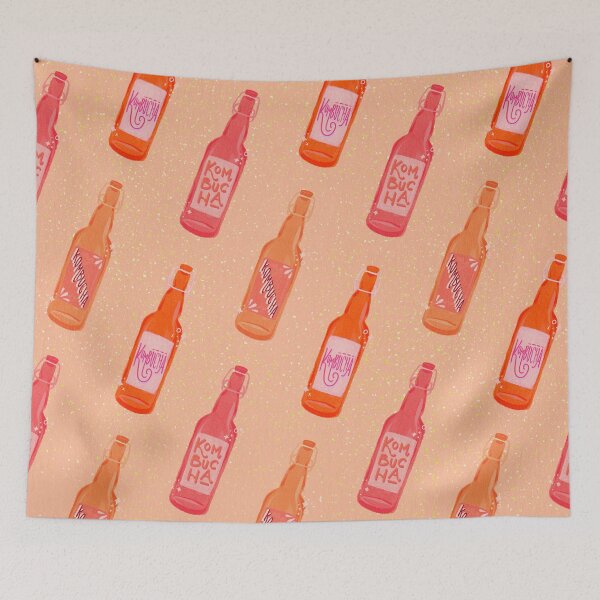 Item preview, Kombucha Bottles – Pink designed and sold by Cat Coquillette.