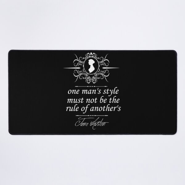 Item preview, Jane Austen Pride and Prejudice Quotes One Man's Style designed and sold by TopTeeShop.