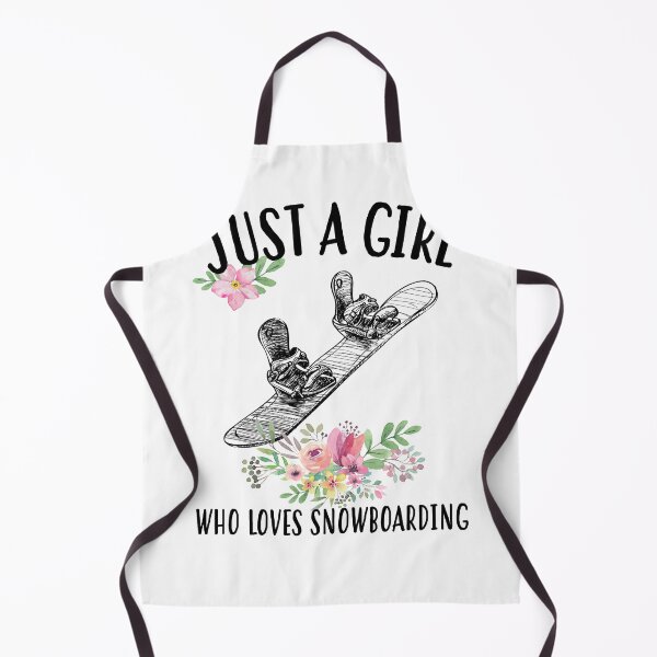 Item preview, Just a girl who loves snowboarding designed and sold by Landesign.