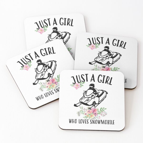 Item preview, Just a girl who loves Snowmobile designed and sold by Landesign.
