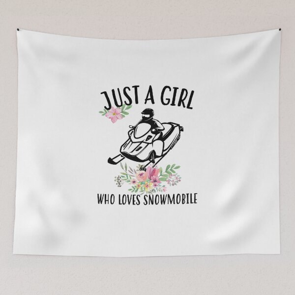 Item preview, Just a girl who loves Snowmobile designed and sold by Landesign.