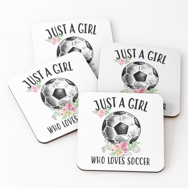Item preview, Just a girl who loves soccer designed and sold by Landesign.