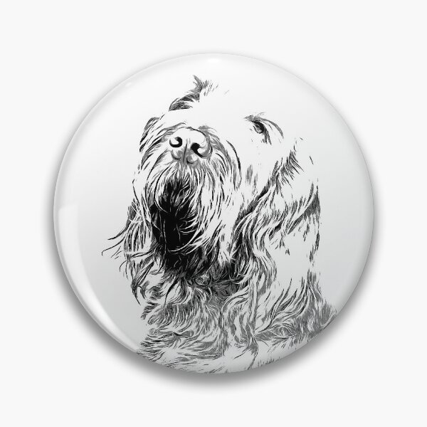 Item preview, Orange Spinone Portrait by heidiannemorris © designed and sold by FOLK ART FUSION by heidiannemorris.